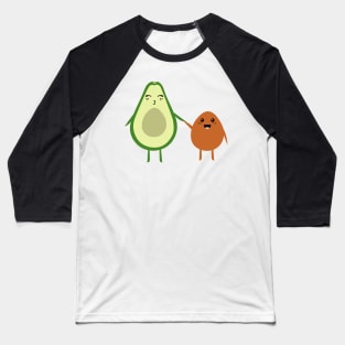 AVOCADO MOMMY AND AVOCADO KID Baseball T-Shirt